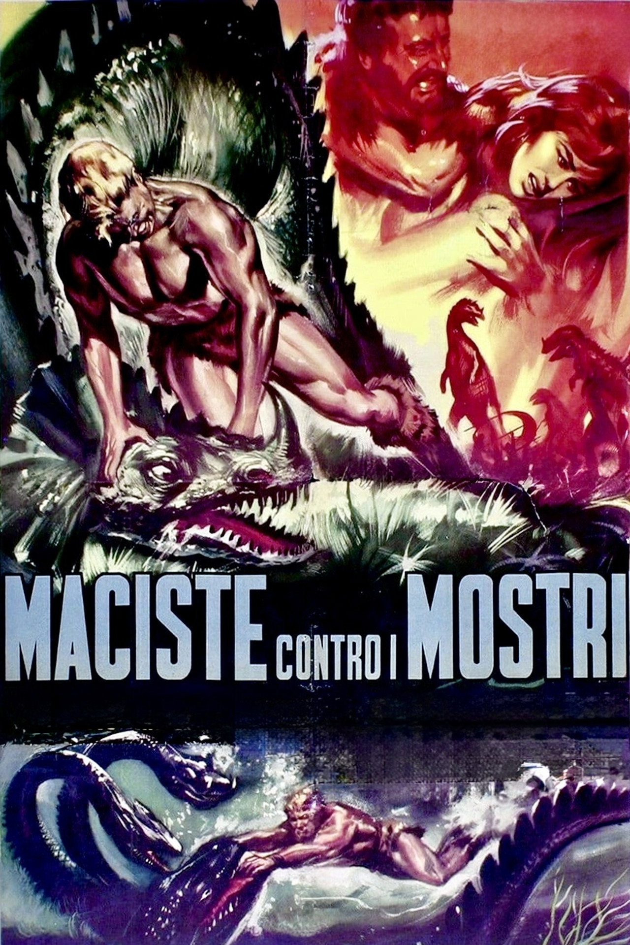 Maciste contro i mostri filmaffisch