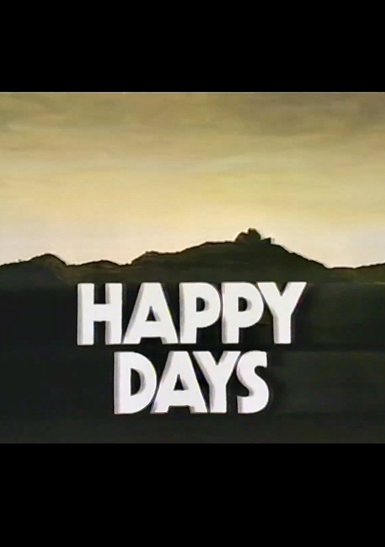 Happy Days Backdrop