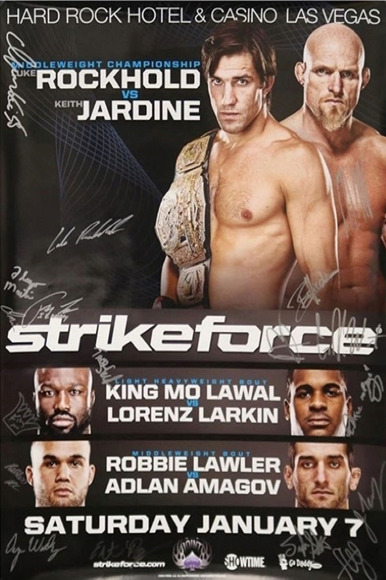 Strikeforce: Rockhold vs. Jardine Backdrop