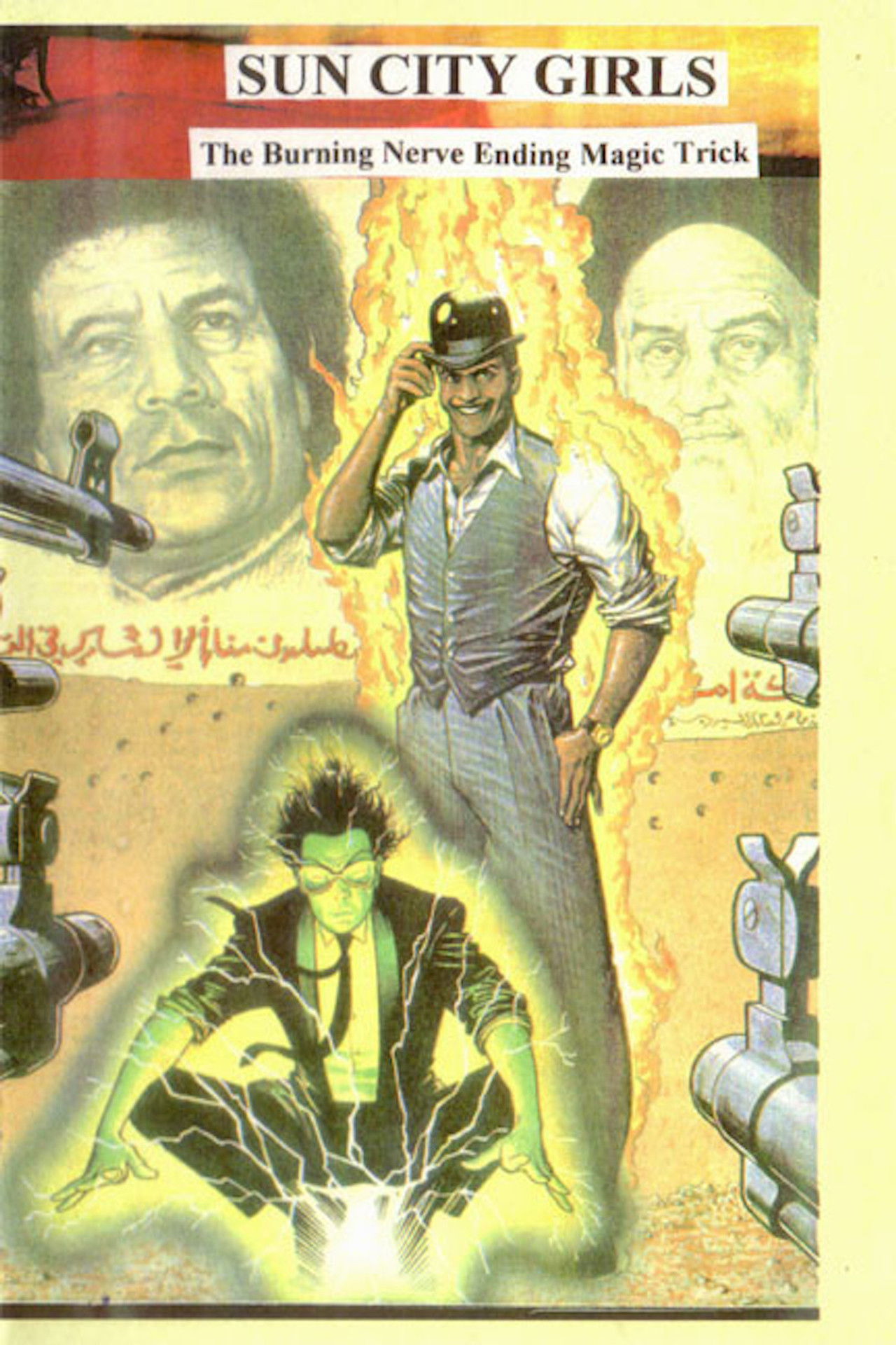 The Burning Nerve Ending Magic Trick Backdrop