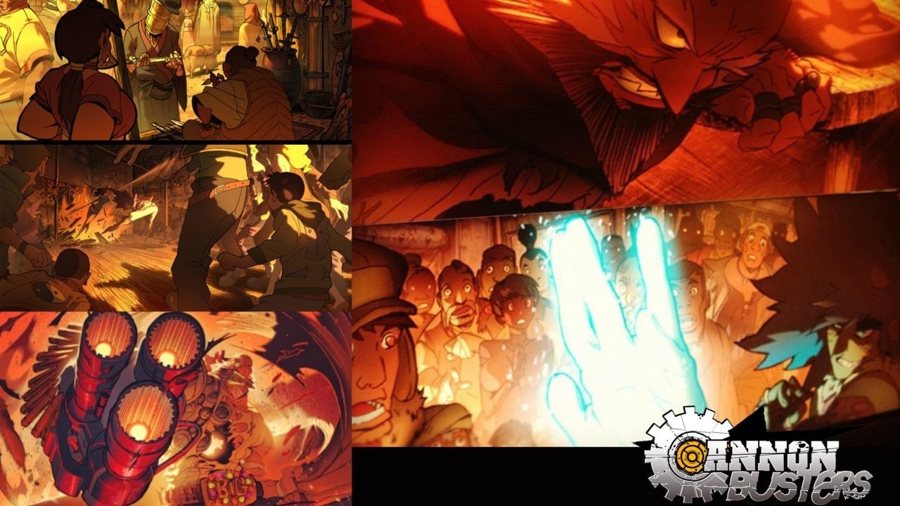Behind the scenes from Cannon Busters