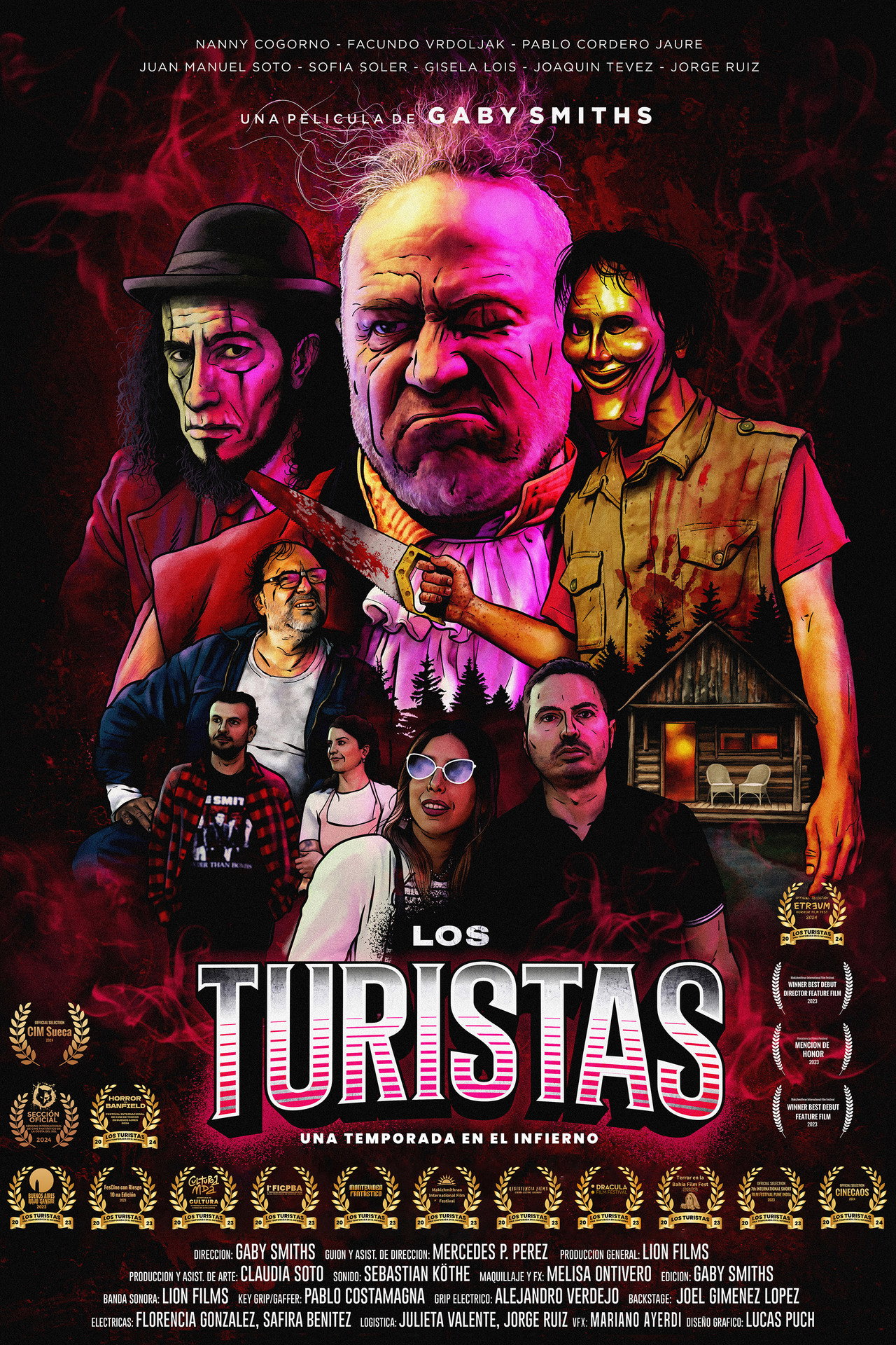 Los turistas, una temporada en el infierno filmaffisch