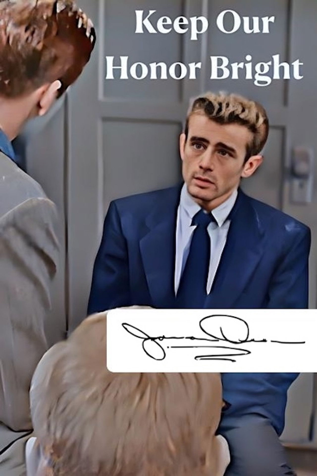 Keep Our Honor Bright Backdrop