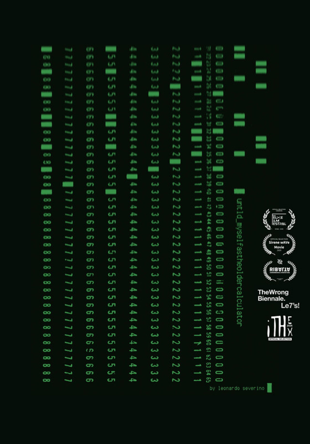 untld_myselfastheoldercalculator filmaffisch