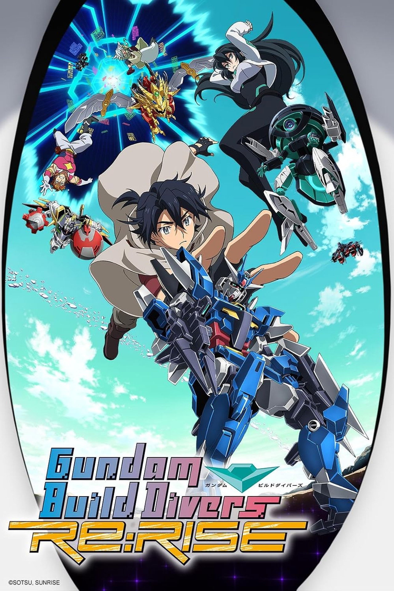 Gundam Build Divers Re: Rise affisch