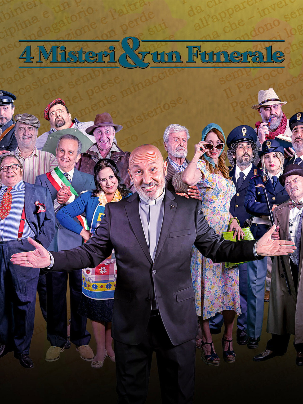 4 misteri e un funerale filmaffisch