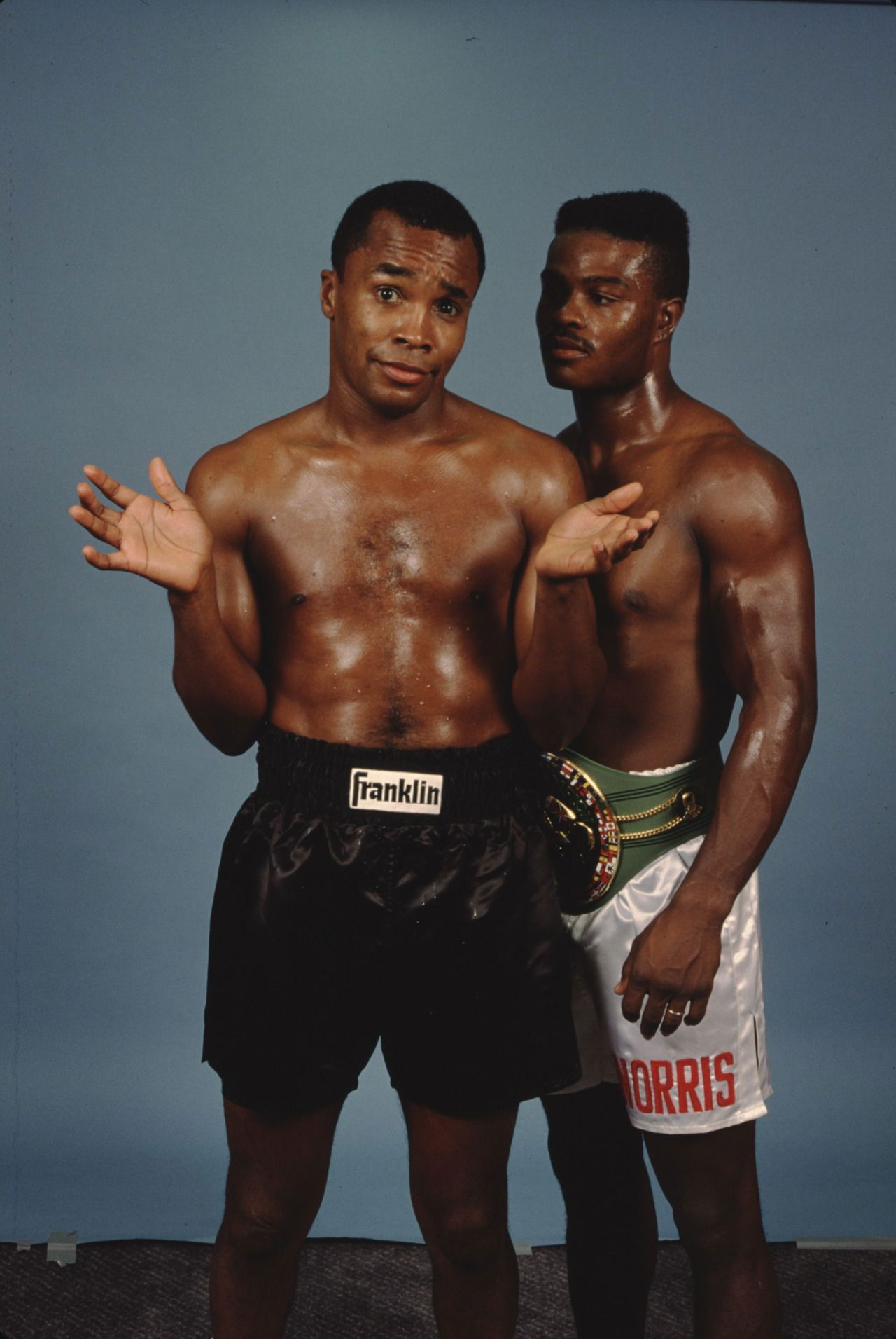 Sugar Ray Leonard vs. Terry Norris Backdrop