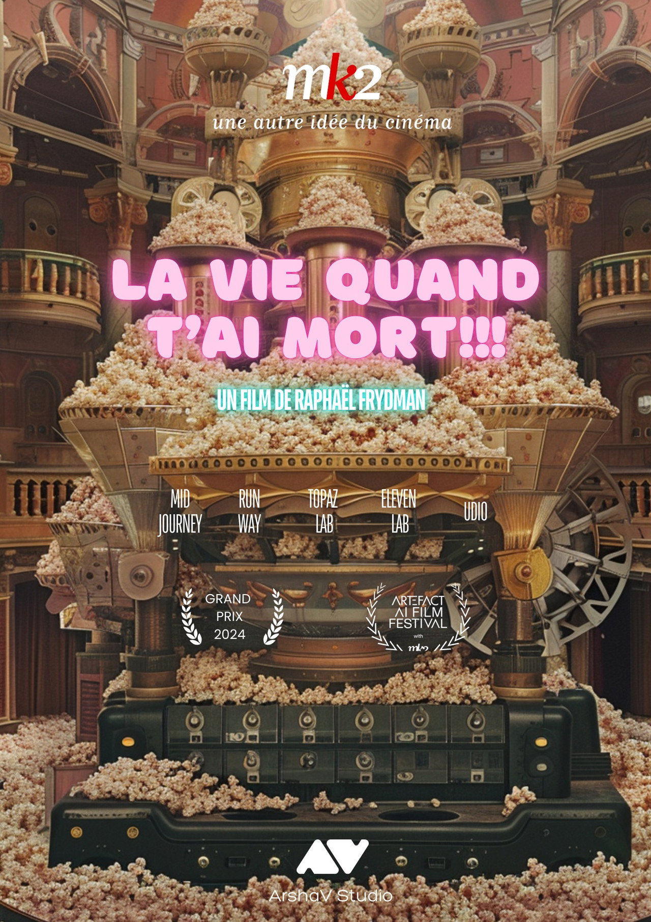 LA VIE QUAND T'AI MORT !!! filmaffisch