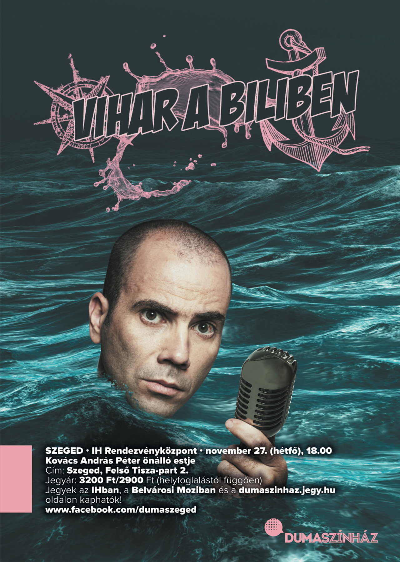 Dumaszínház: Vihar a biliben - Kovács András Péter önálló estje