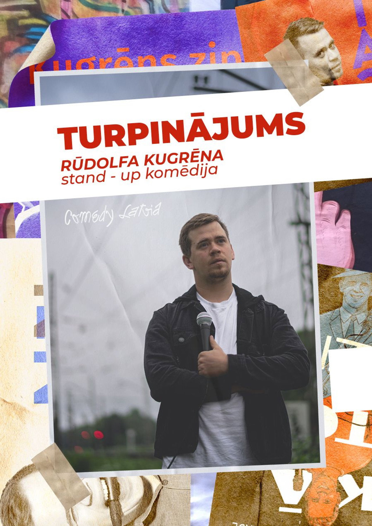 Turpinājums. Rūdolfa Kugrēna solo stand-up izrāde filmaffisch