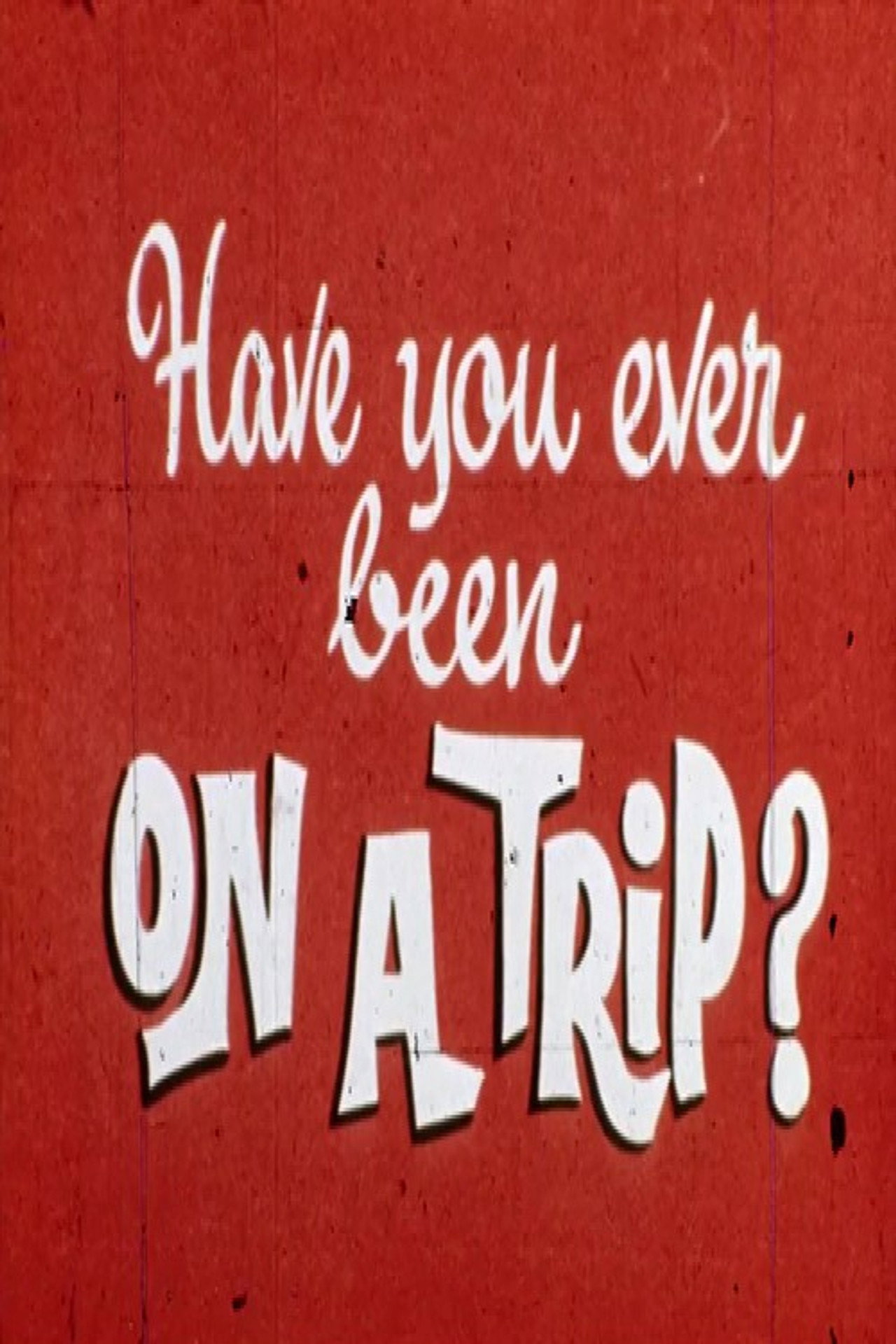 Have You Ever Been on a Trip? filmaffisch