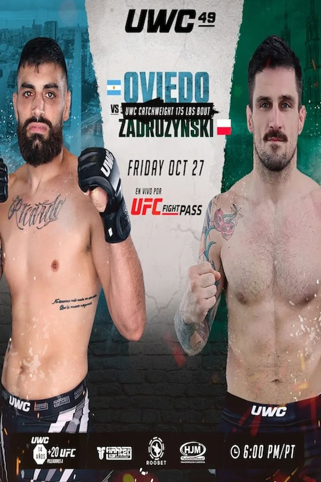 UWC 49: Oviedo vs. Zadruzynski filmaffisch