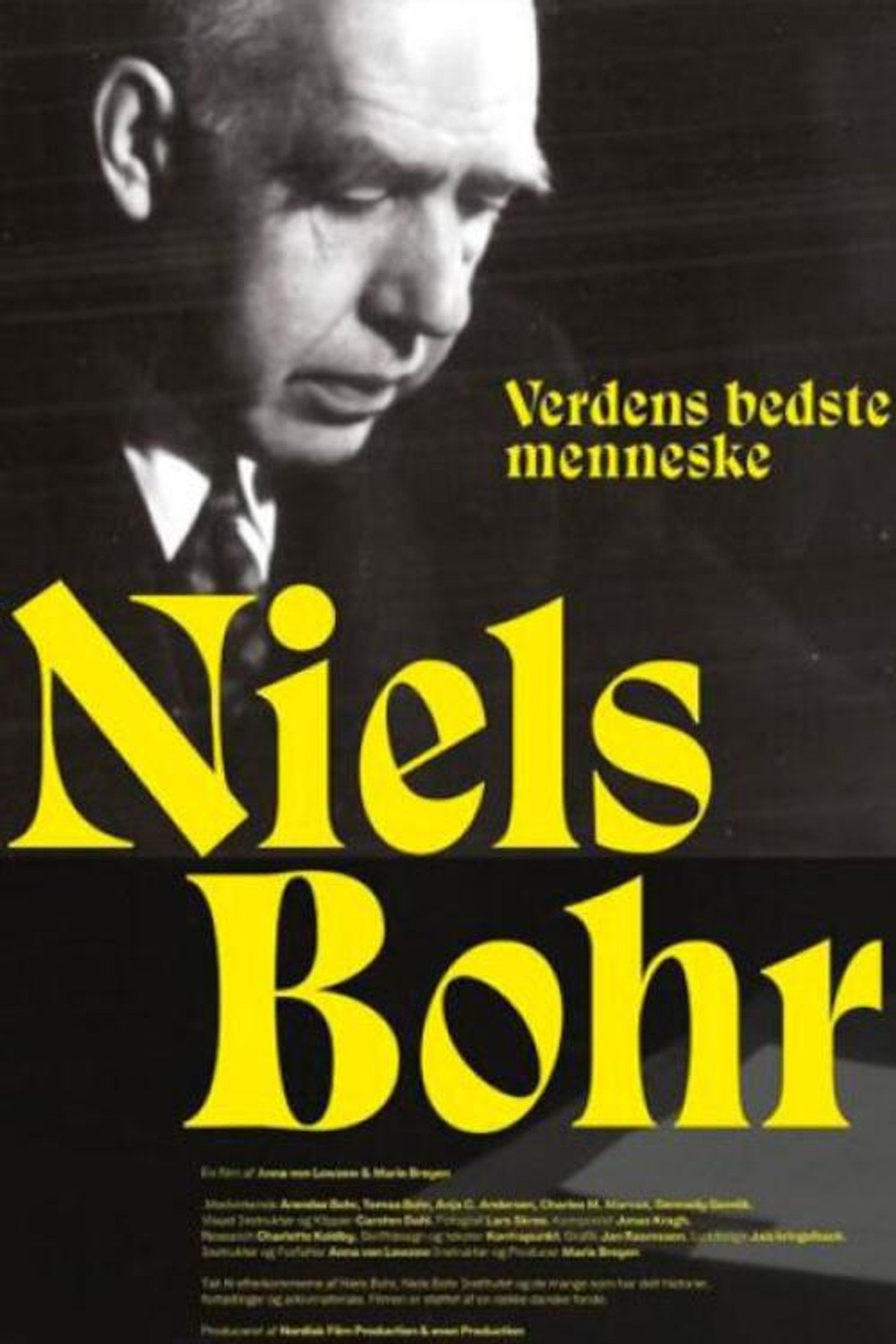 Niels Bohr - Verdens bedste menneske filmaffisch
