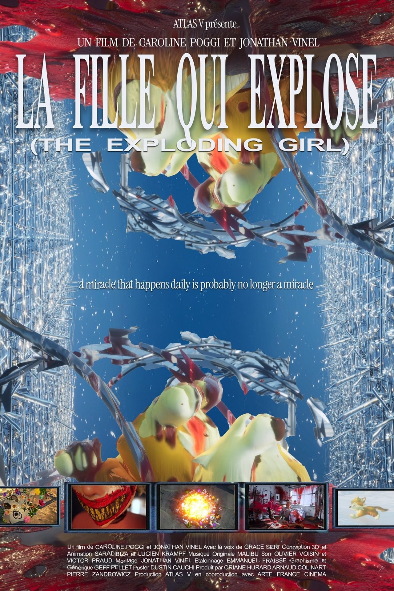 La Fille qui explose poster
