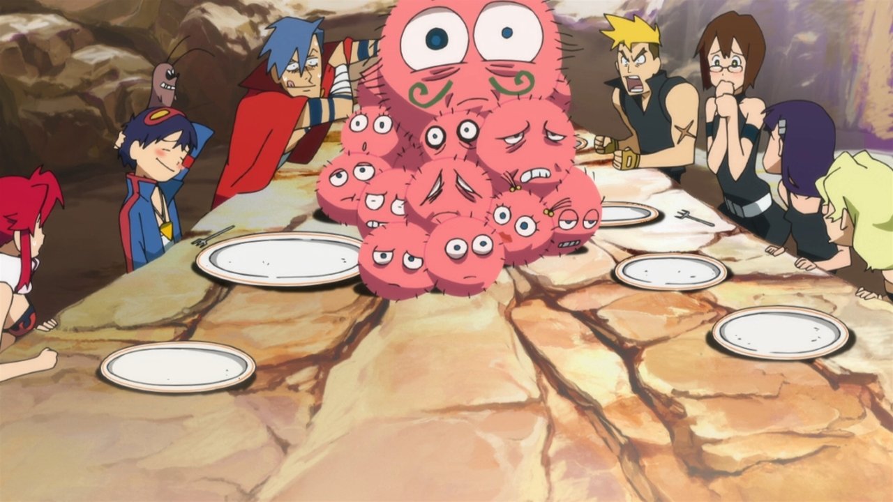 Gurren Lagann - Season 1 Episode 4 : Having Lots of Faces Doesn't Make You Great!