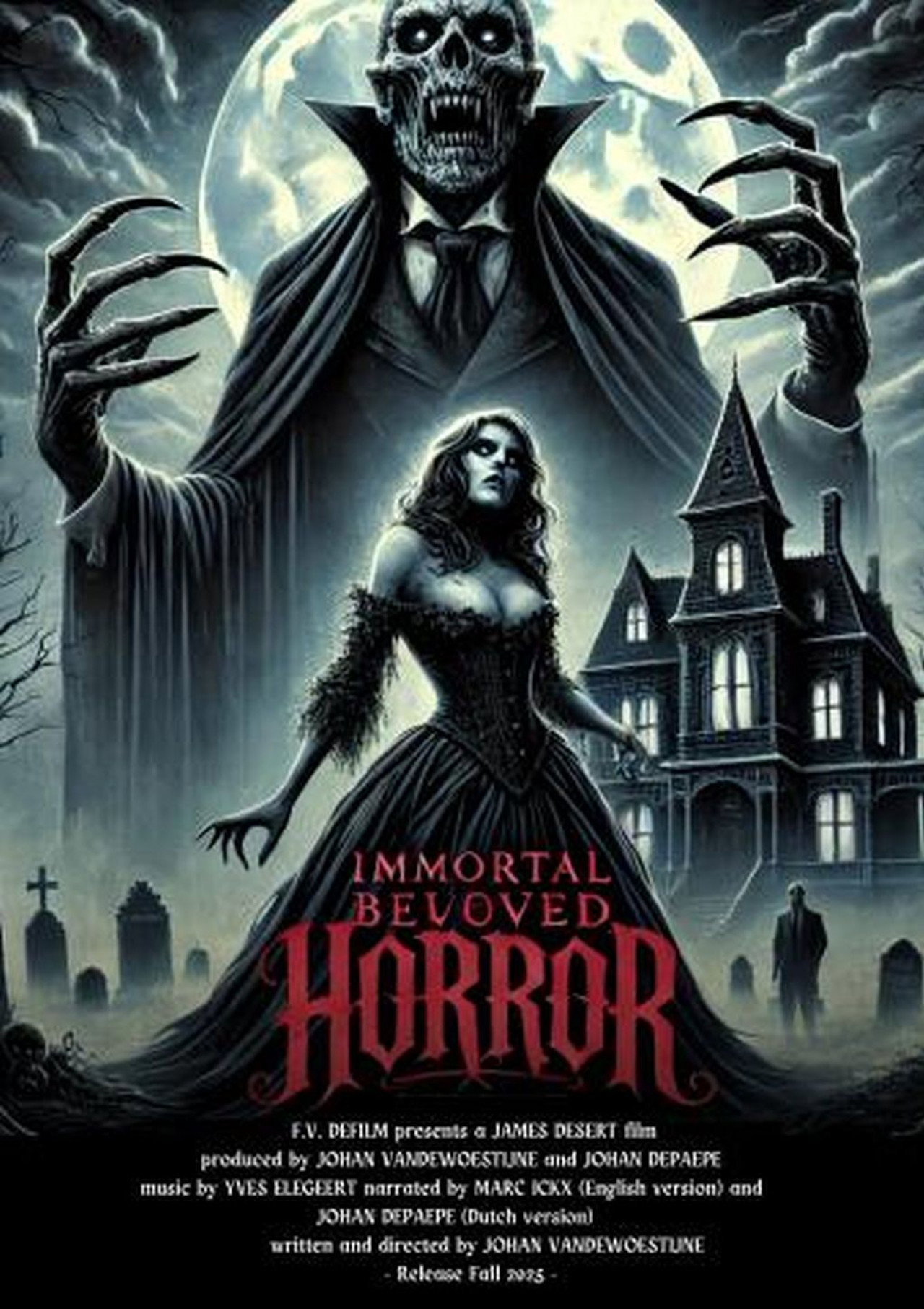 Immortal Beloved Horror filmaffisch