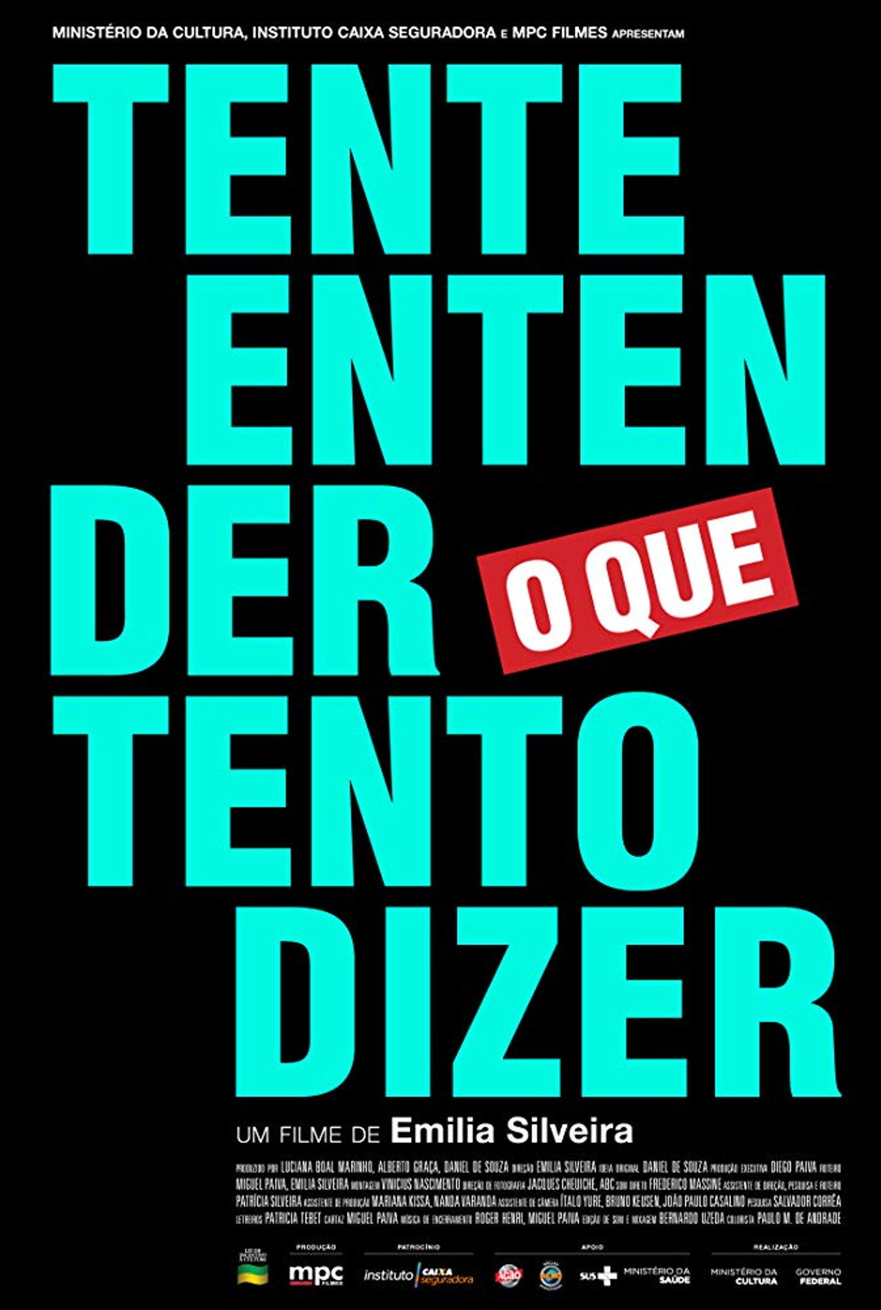 Tente Entender O Que Tento Dizer filmaffisch