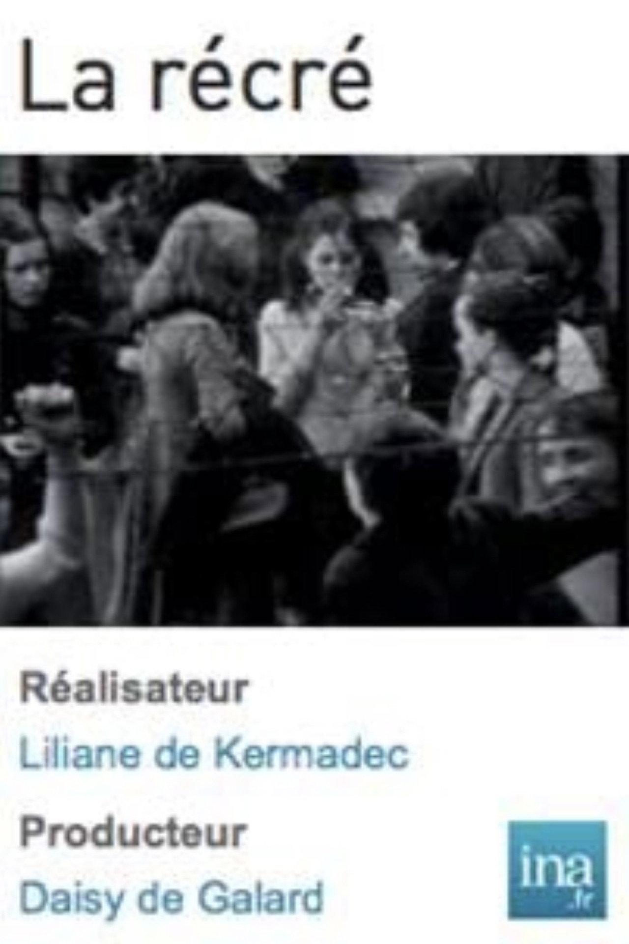 La récré filmaffisch