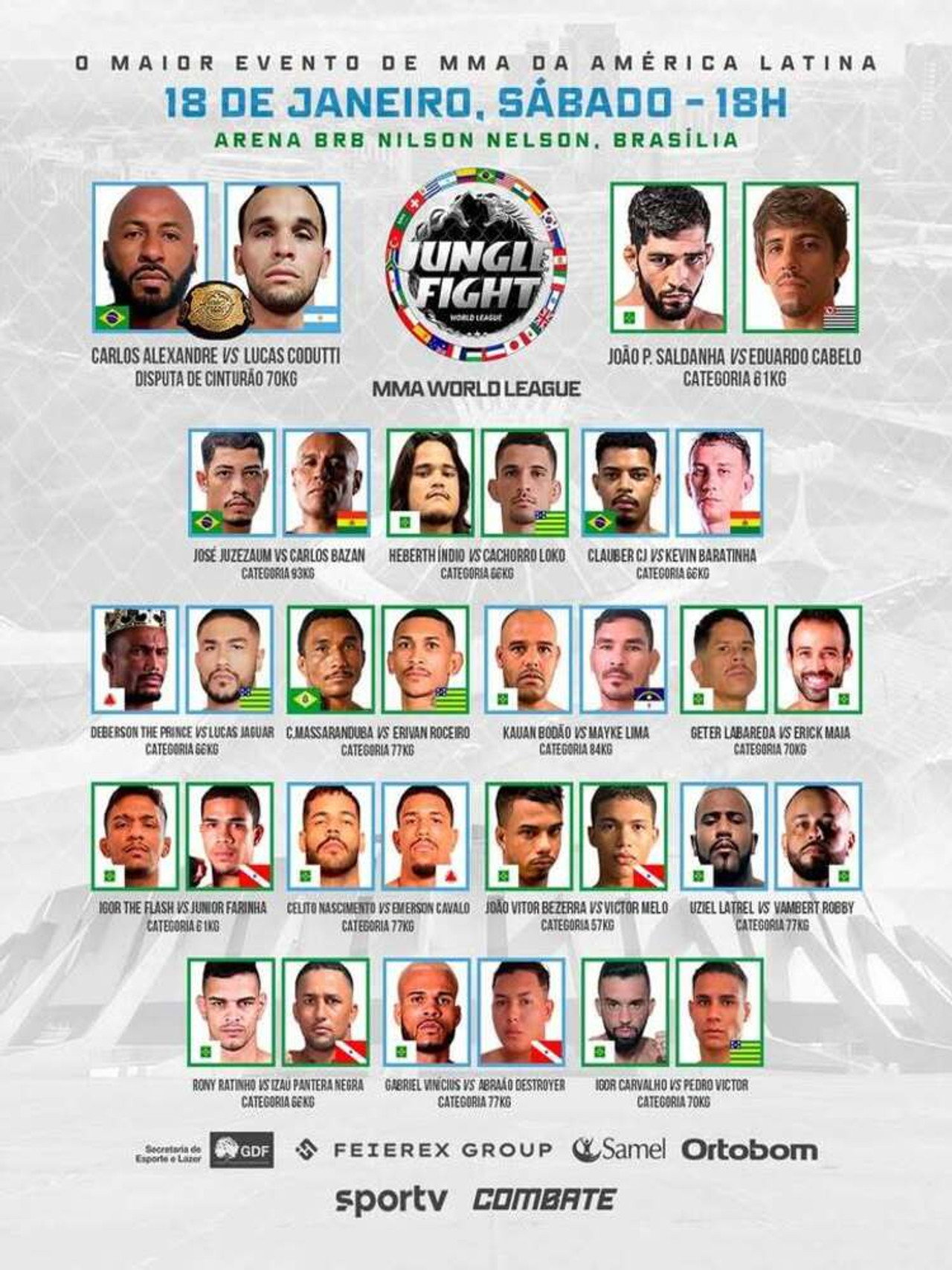 Jungle Fight 134: MMA World League filmaffisch