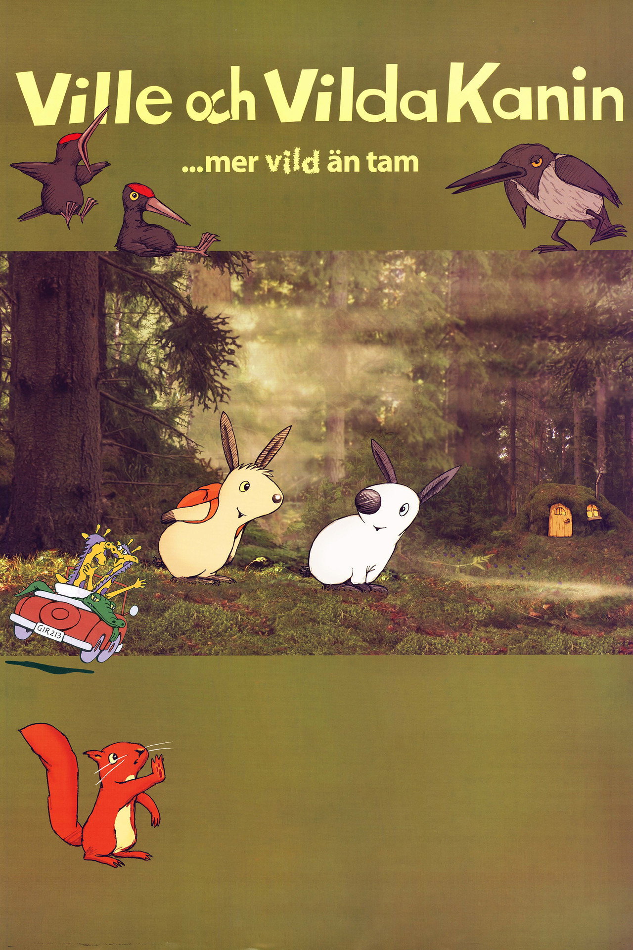 Ville och Vilda Kanin ... mer vild än tam filmaffisch