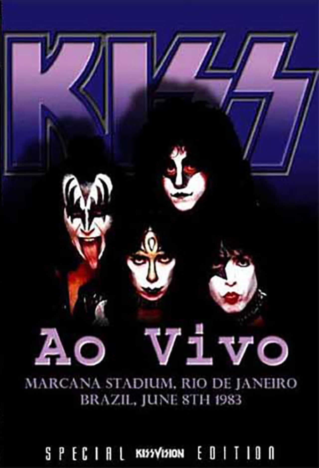 Kiss [1983] Madrid 1983 Backdrop