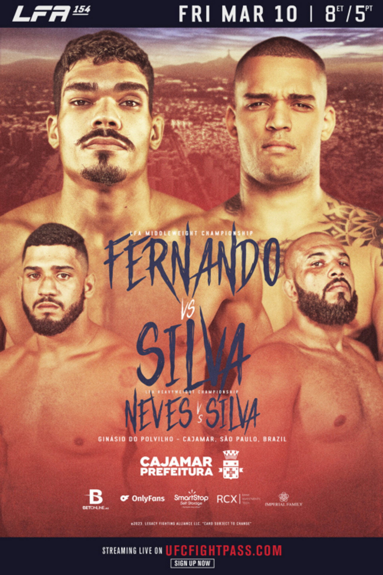 LFA 154: Fernando vs. Silva filmaffisch