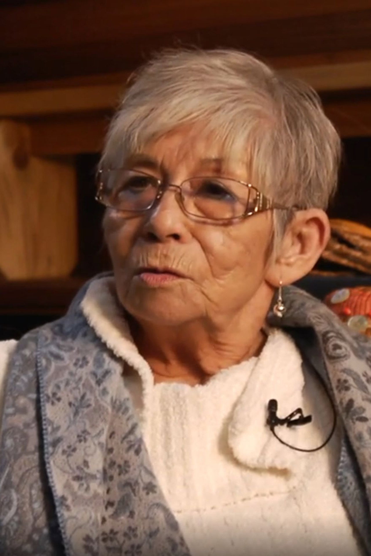 We're Still Here - Cecile Hansen, Chair of the Duwamish Tribe Backdrop