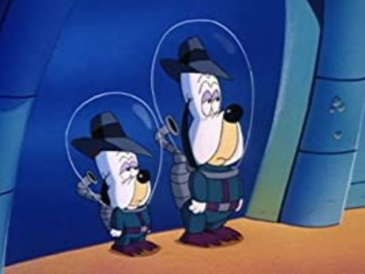 Droopy, Master Detective backdrop