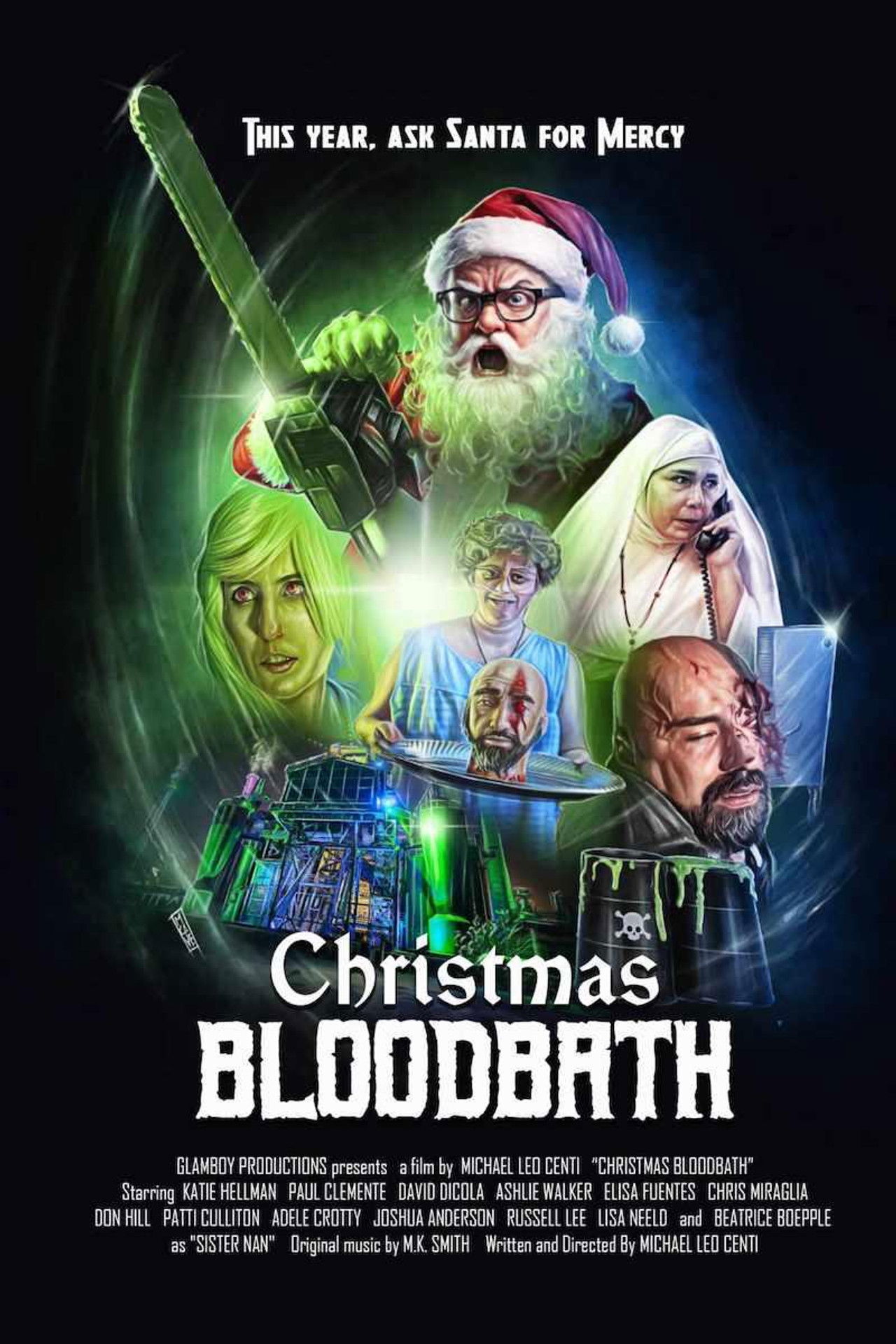 Christmas Bloodbath Backdrop