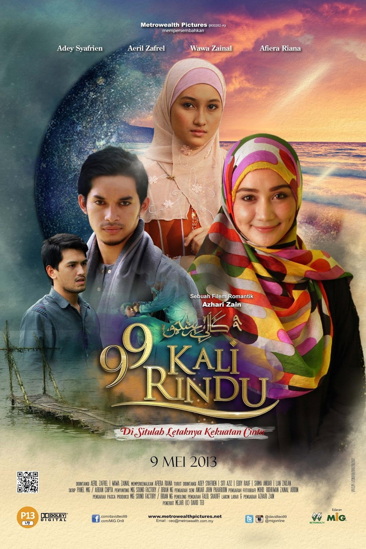 99 Kali Rindu filmaffisch