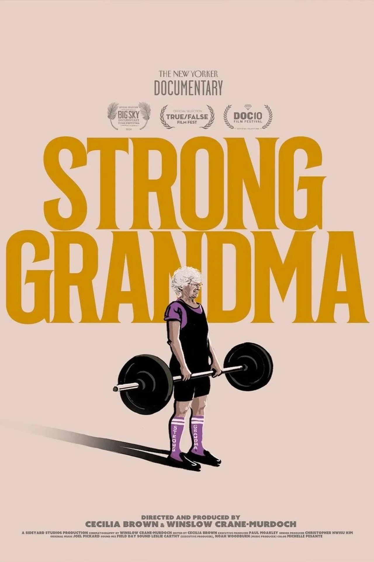 Strong Grandma Backdrop