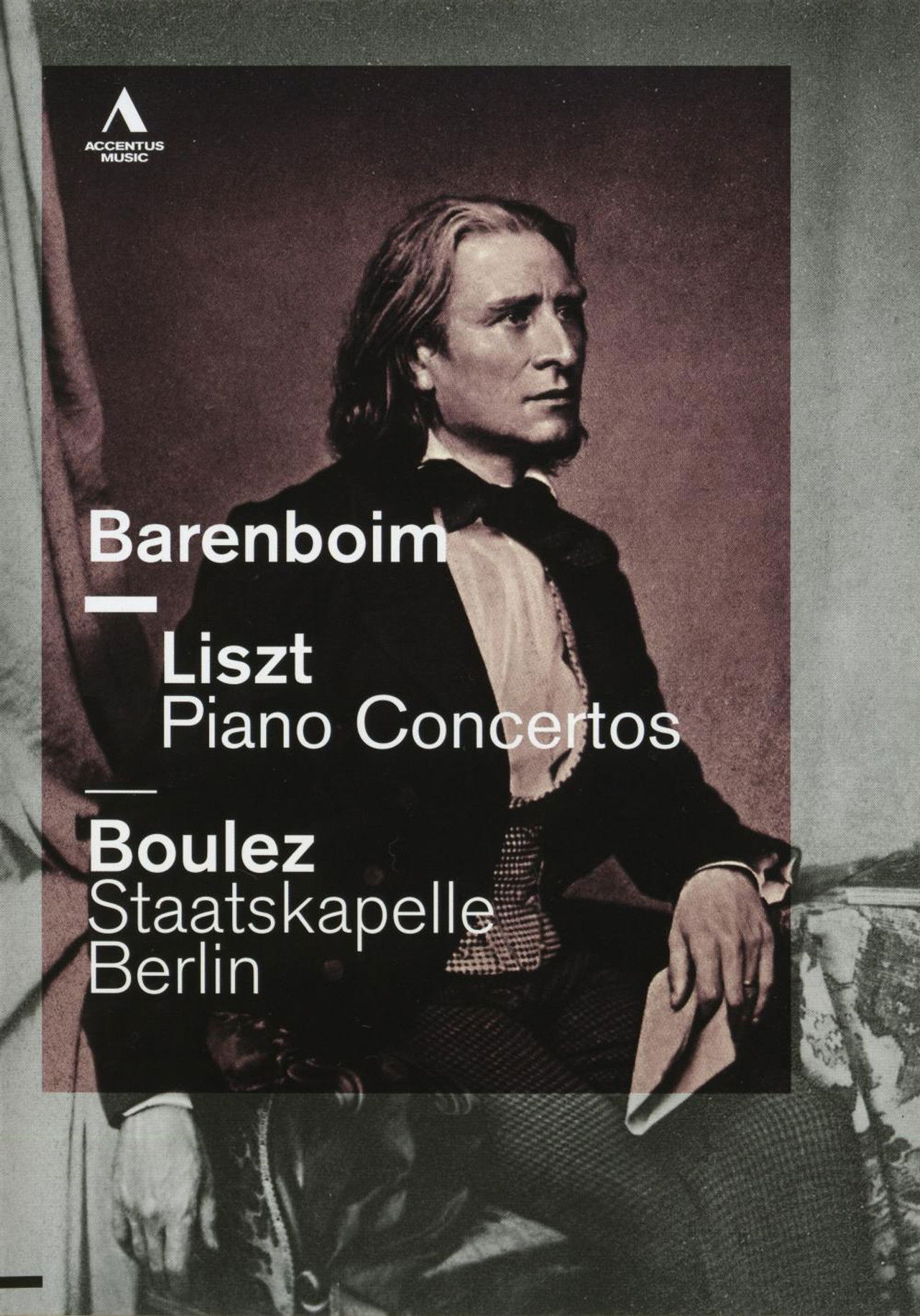 Liszt Piano Concertos  - Daniel Barenboim / Pierre Boulez - Staatskapelle Berlin Backdrop