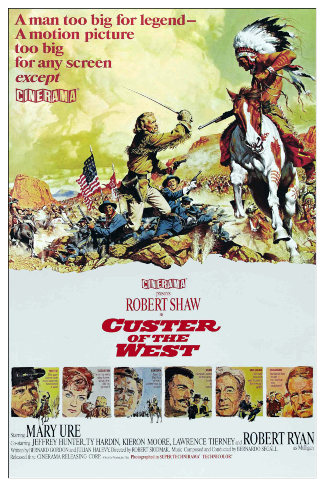 Custer, a nyugat hőse – plakát 4
