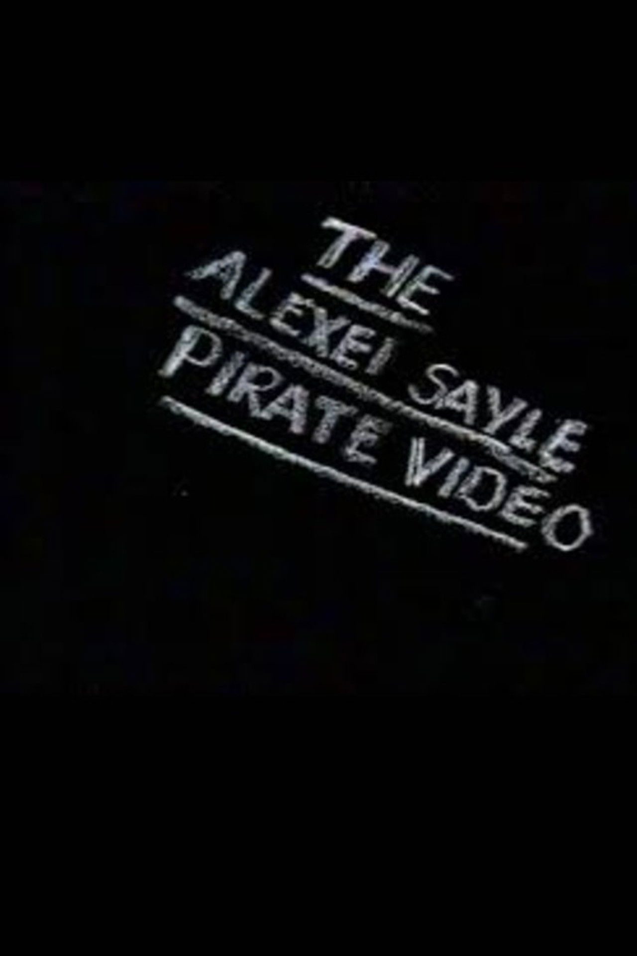 The Alexei Sayle Pirate Video Backdrop