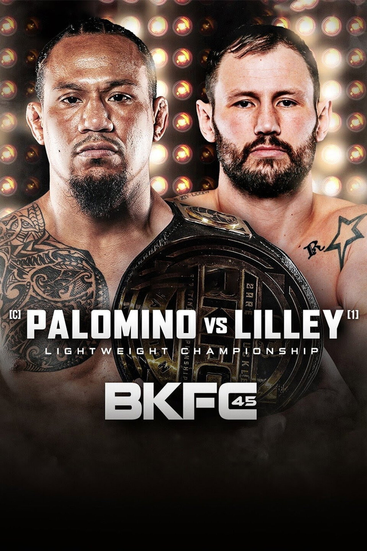 BKFC 45: Palomino vs. Lilley filmaffisch