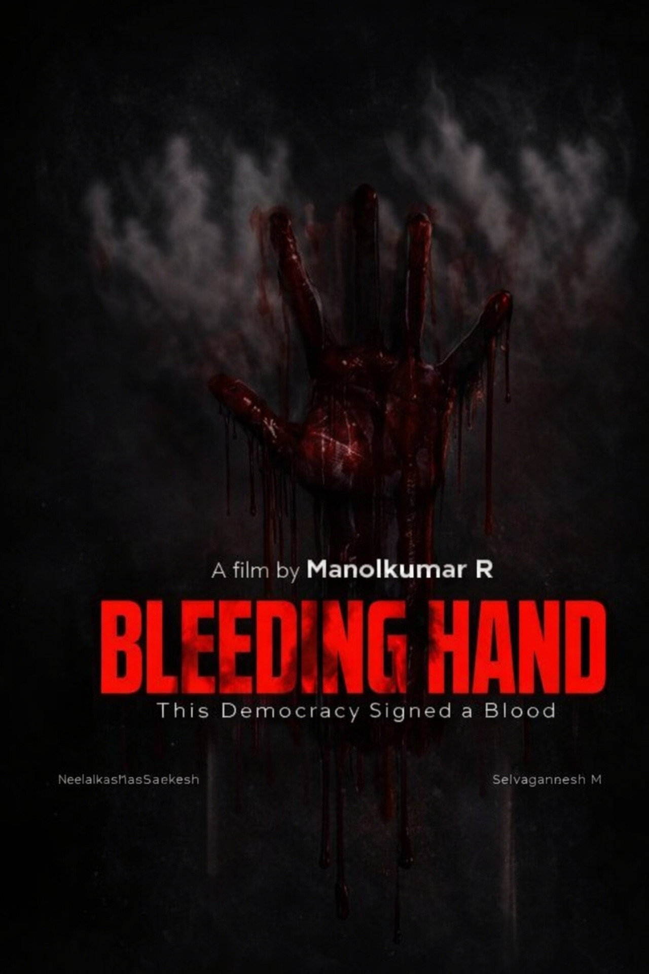 Bleeding Hand poster