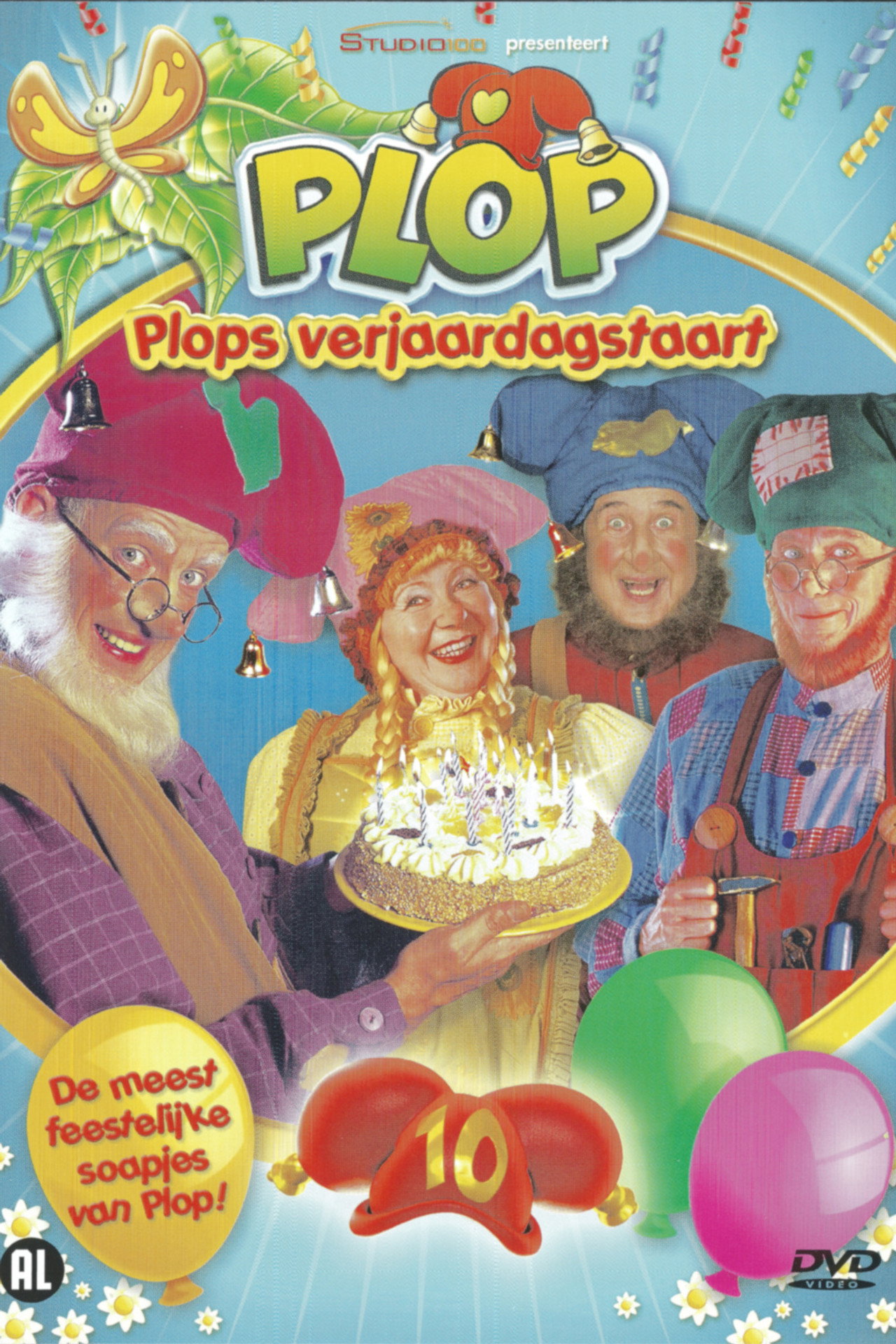 Plops Verjaardagstaart Backdrop