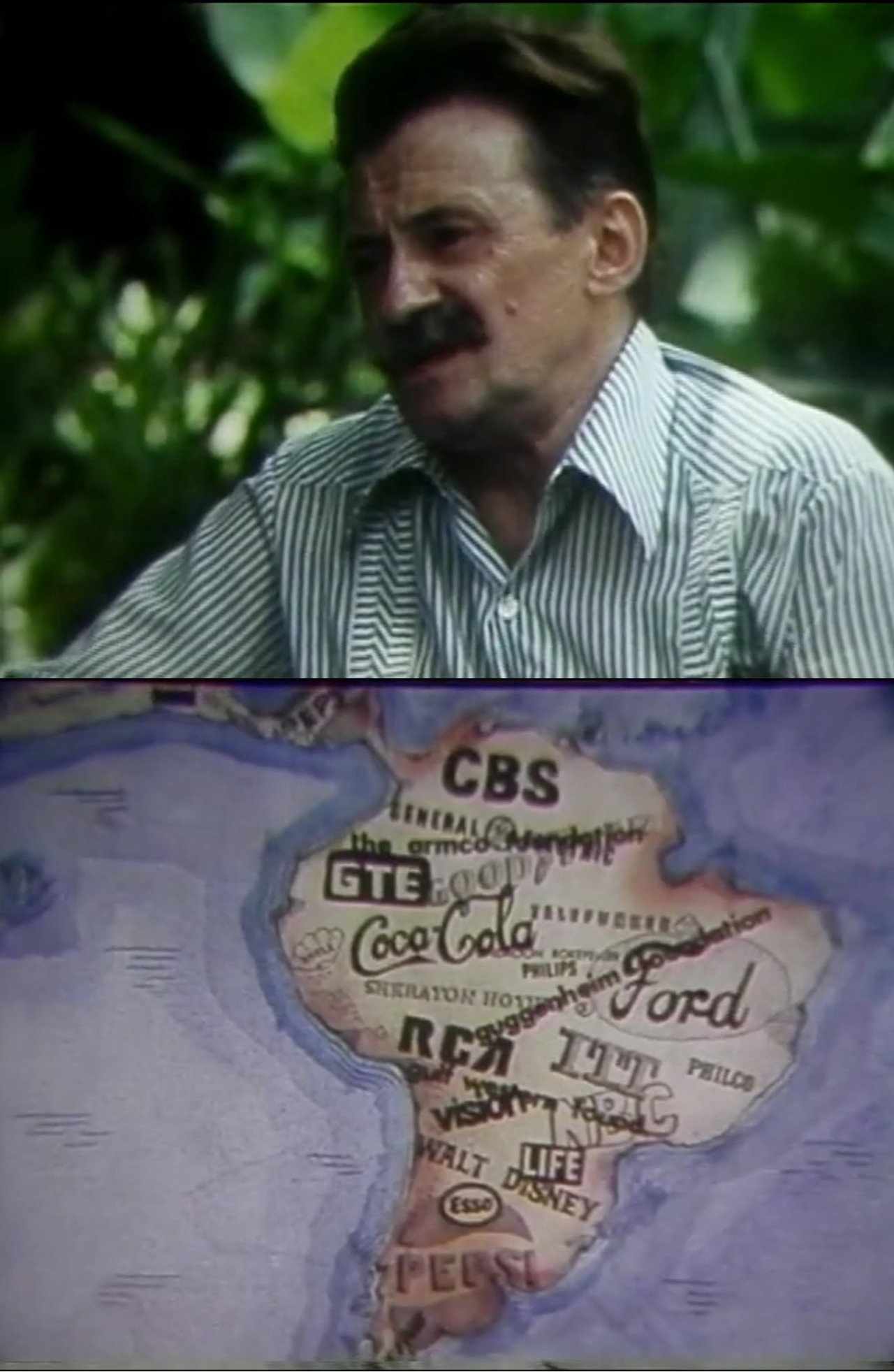 País verde y herido Backdrop