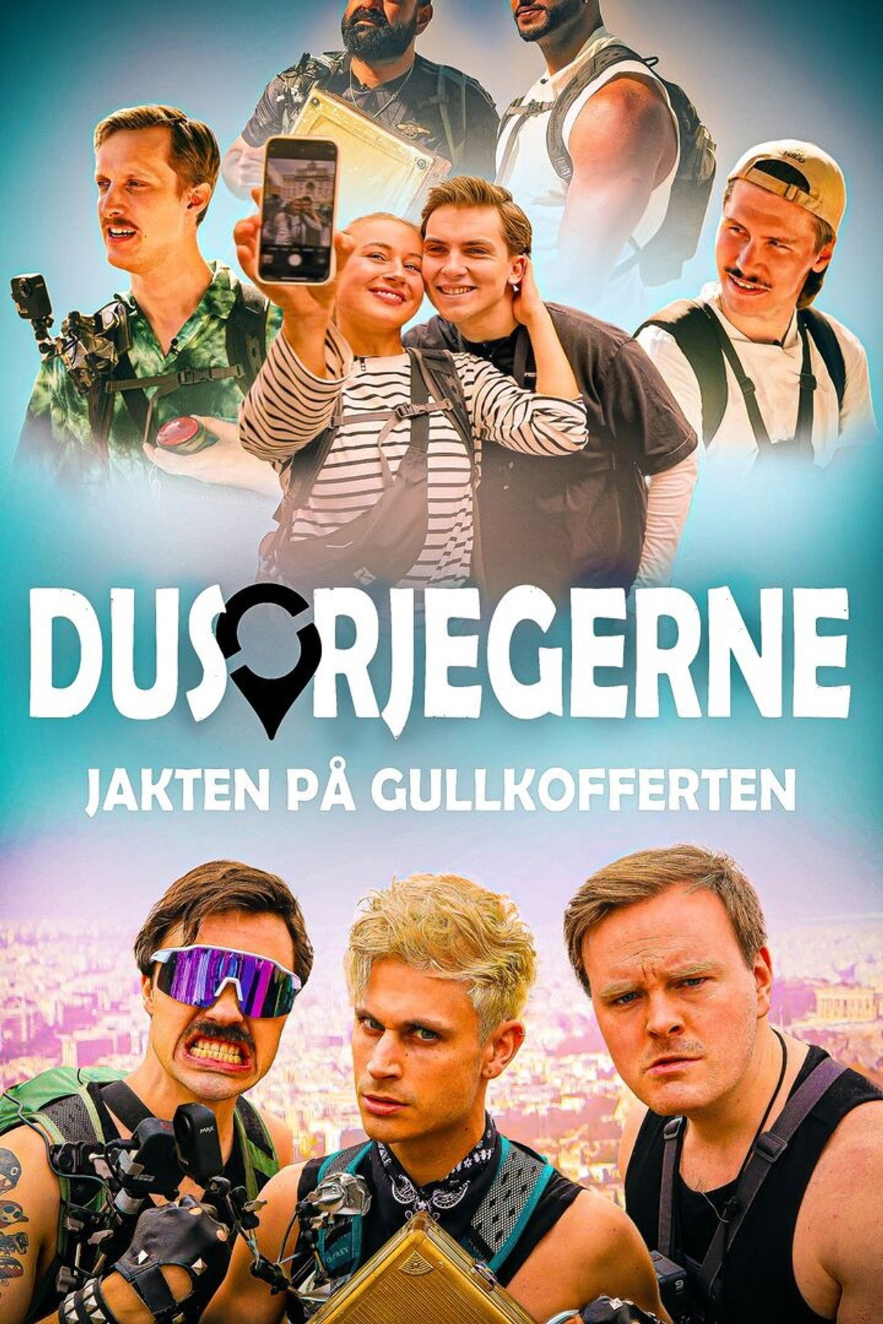 Dusørjegerne – jakten på gullkofferten affisch