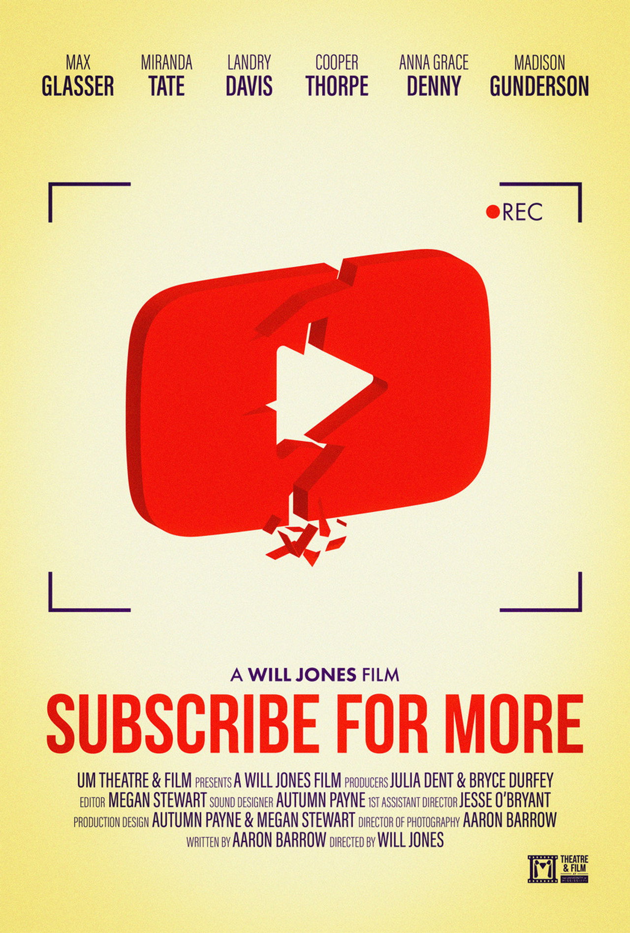 Subscribe for More filmaffisch