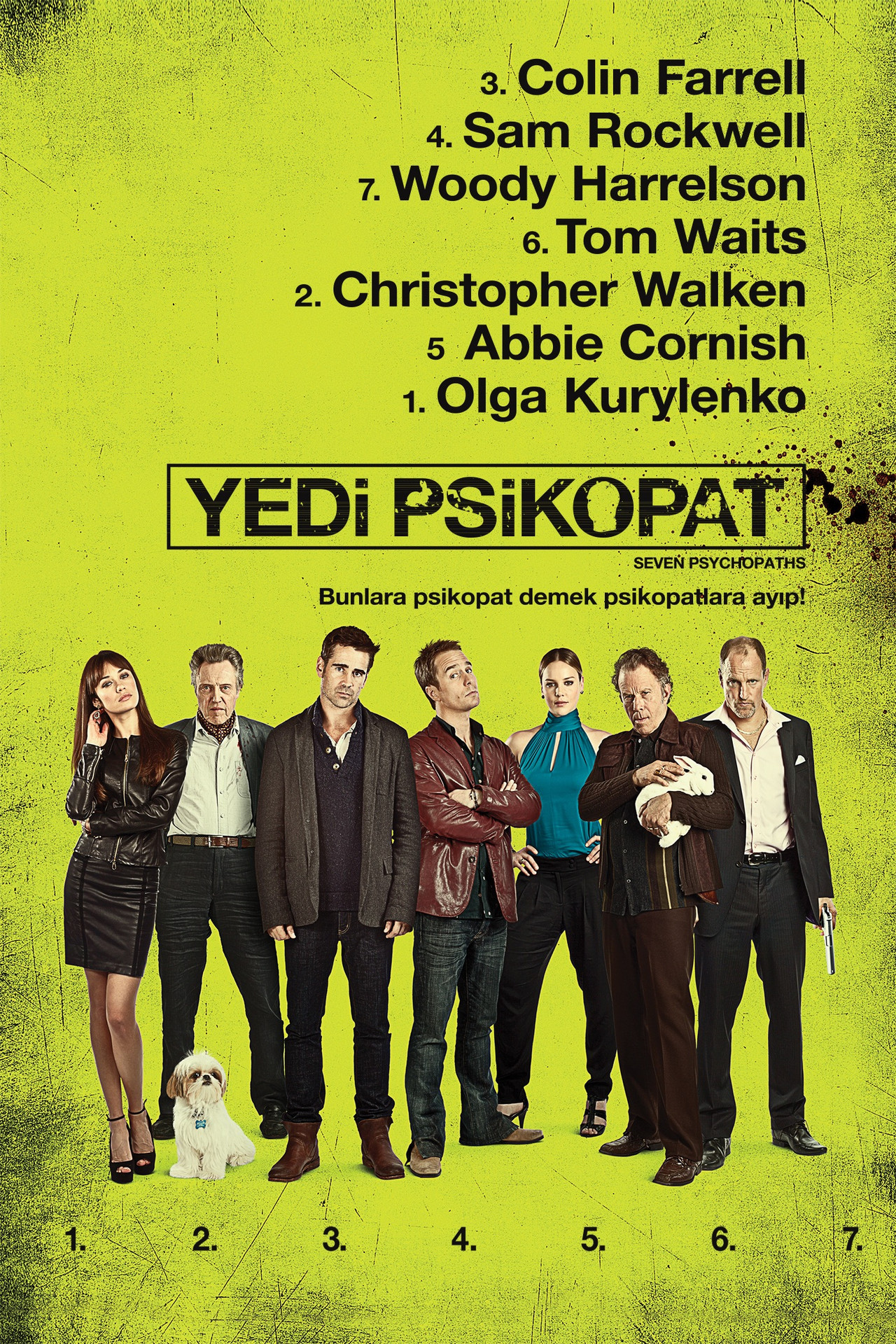 Yedi Psikopat Poster