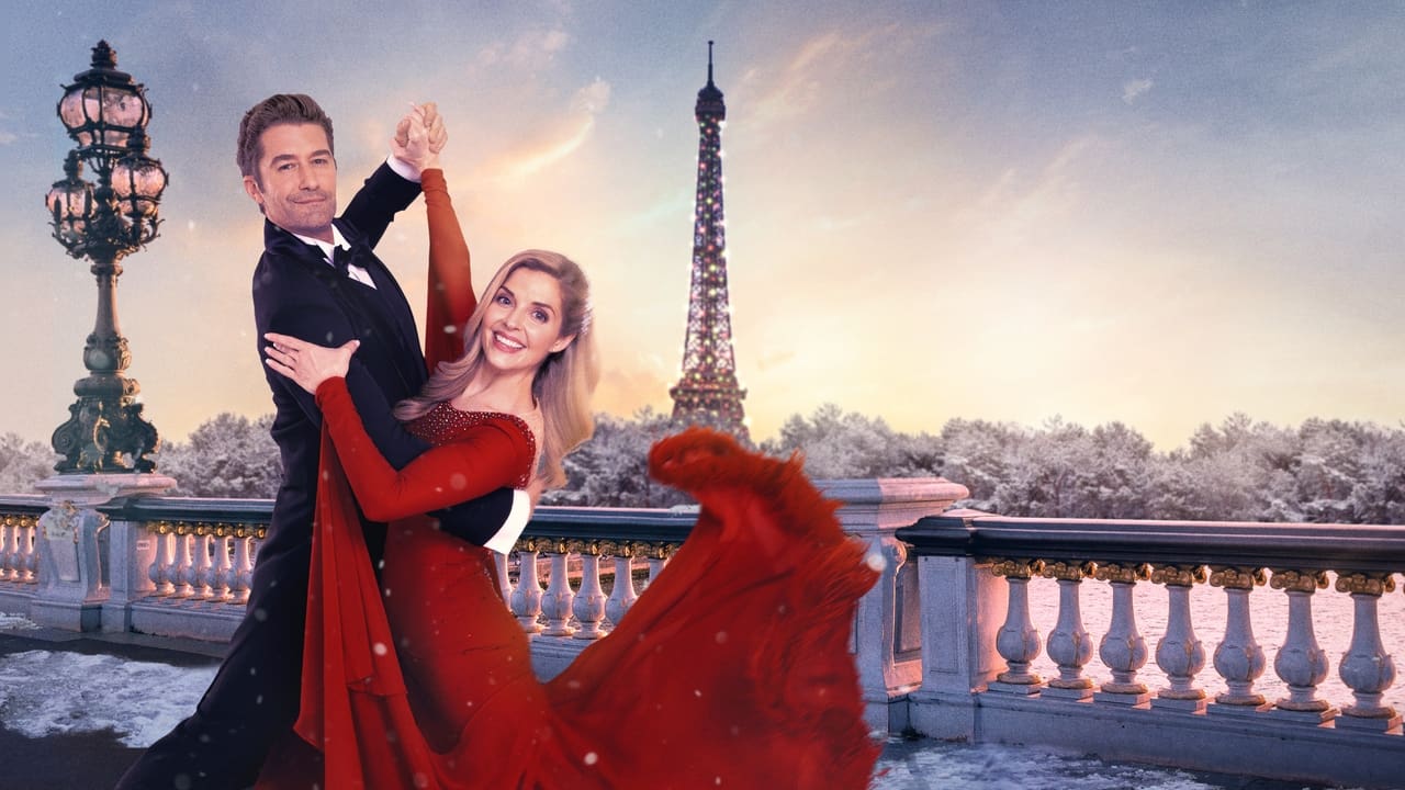 Paris Christmas Waltz Backdrop Image
