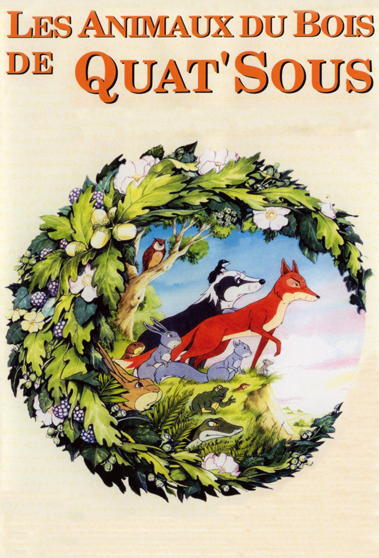 Les Animaux du Bois de Quat'sous poster