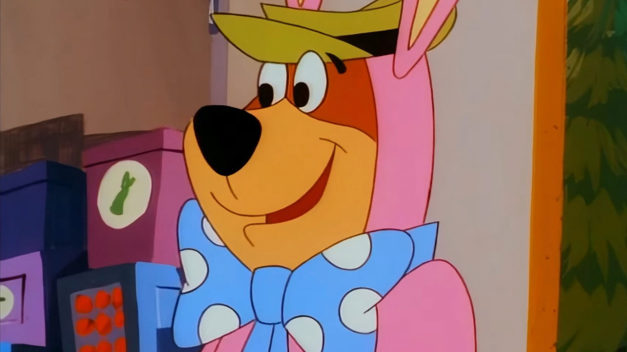 Yogi the Easter Bear backdrop