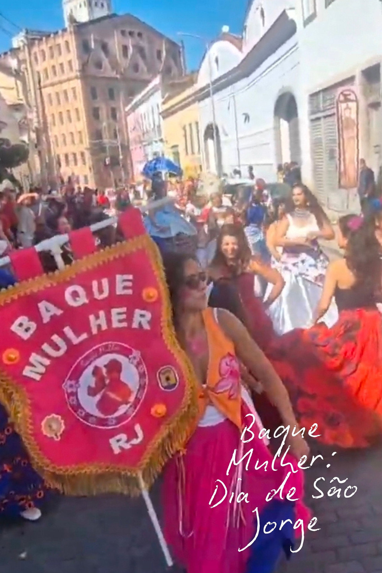 Baque Mulher: Dia de São Jorge Backdrop