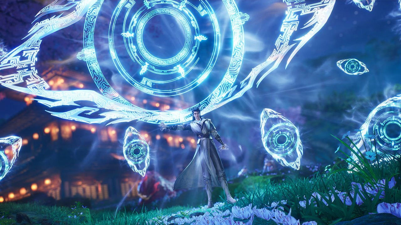 武碎星河 backdrop