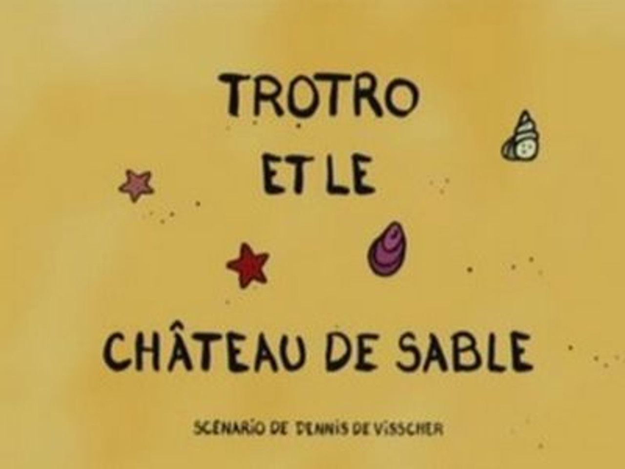 Trotro — Trotro et le château de sable