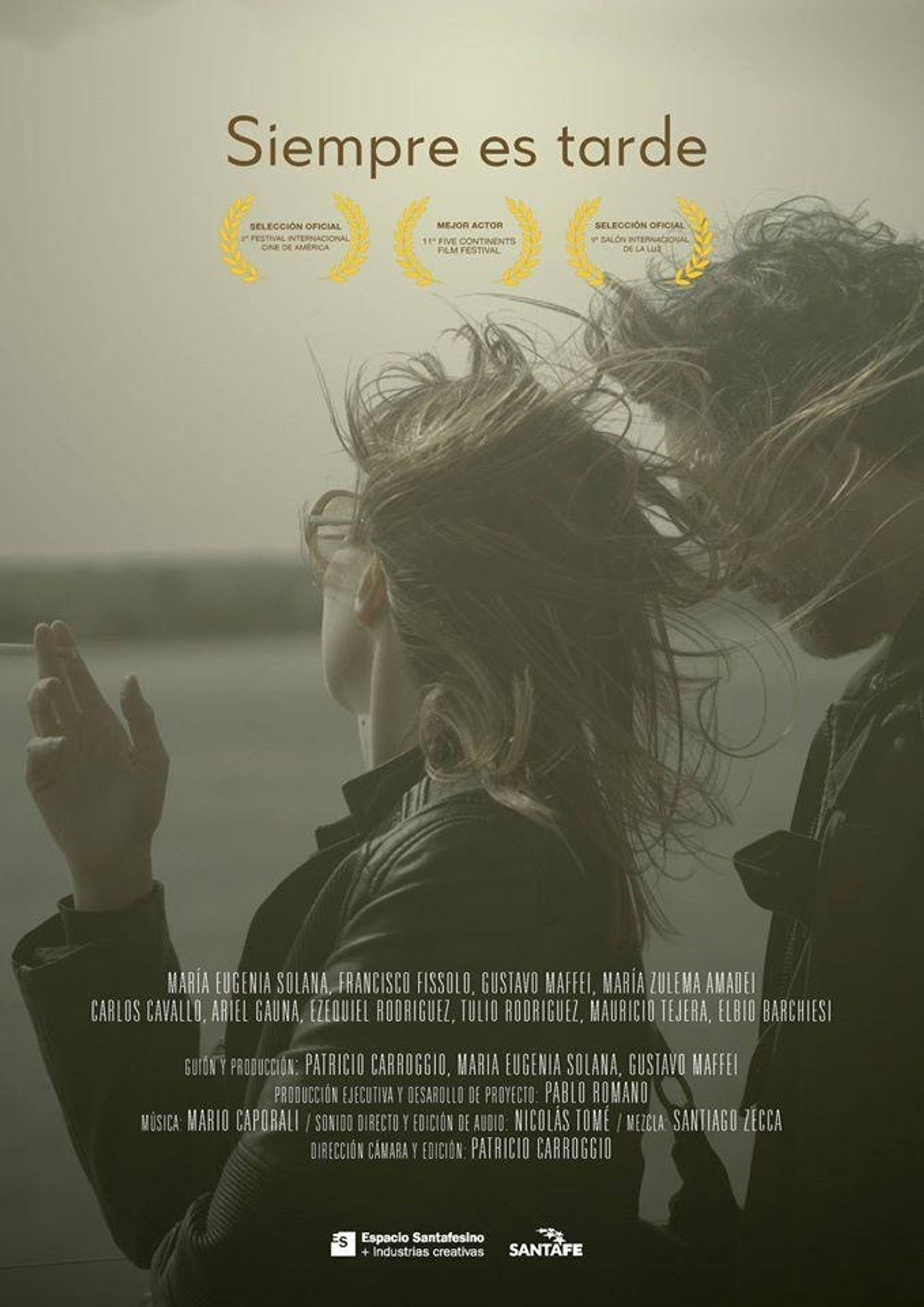 Siempre es tarde Backdrop