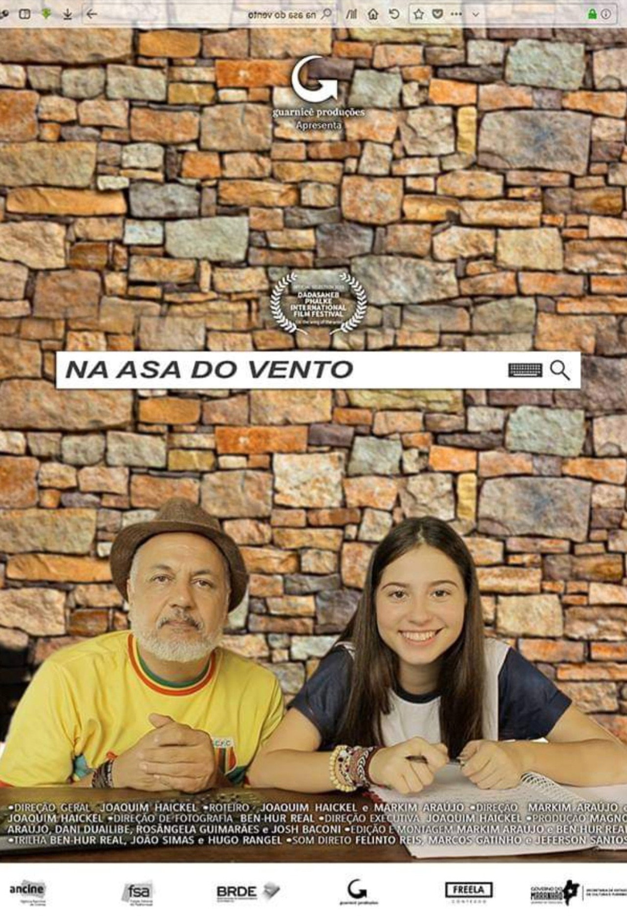 Na Asa do Vento filmaffisch