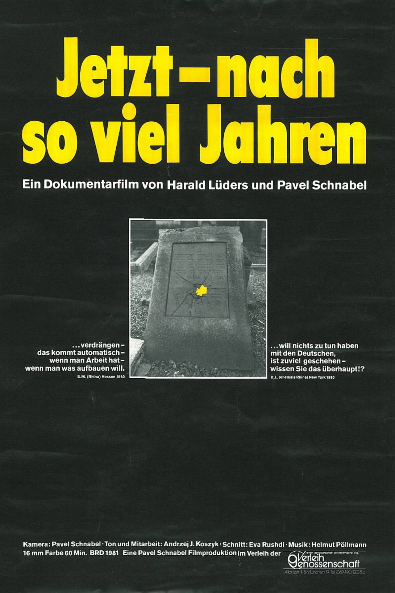 Jetzt, nach so viel’ Jahren filmaffisch